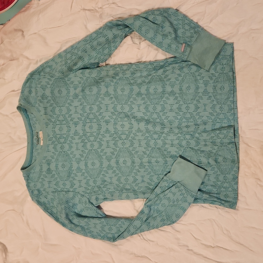 Columbia omni-wick shirt medium teal green vguc